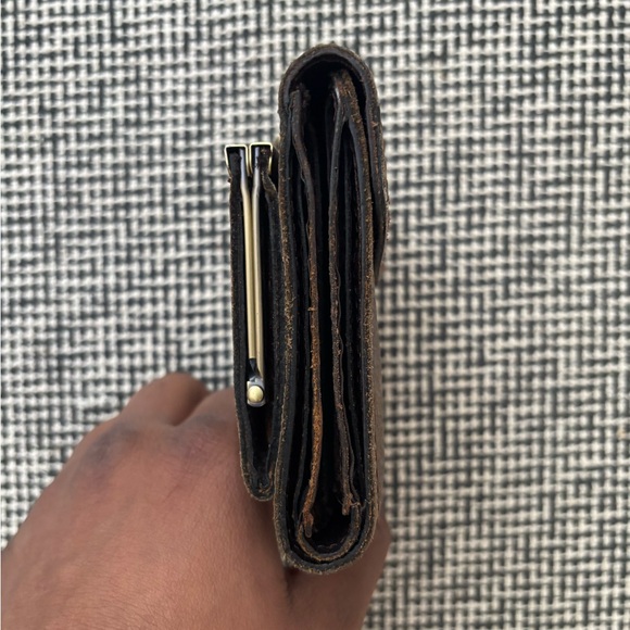 Patricia Nash Bark Leaves Rieti Leather Wallet - Picture 3 of 8